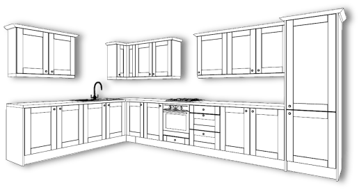14 unit kitchen example