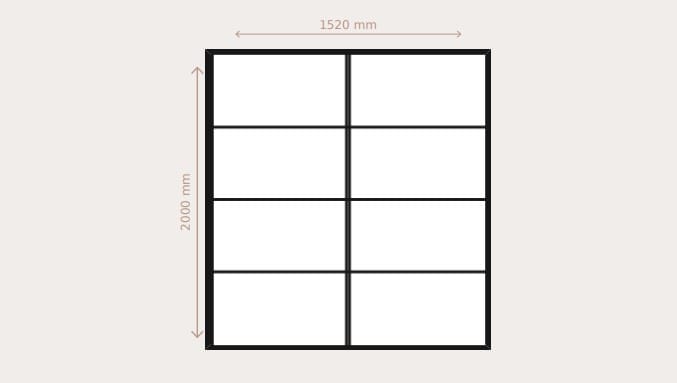 floating fixed to one wall